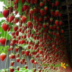 Клубника ампельная Анастасия купить по цене от 370р. в интернет-магазине «Посадика» с доставкой почтой в в Чермозе и по всей России – [изображение №1].